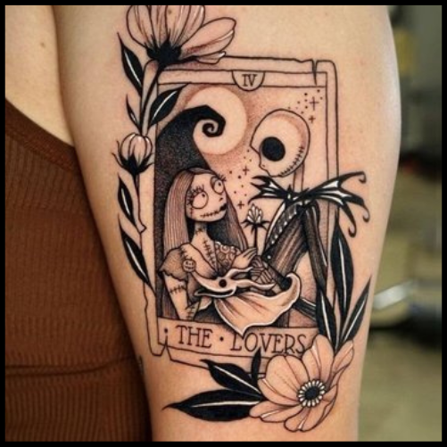 The Lovers Tarot Card Tattoo Tarot Card Tattoo Ideas