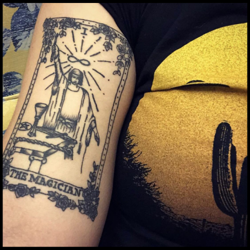 The Magician Tarot Card Tattoo