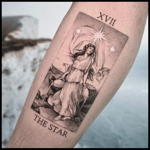 The Star Tarot Card Tattoo