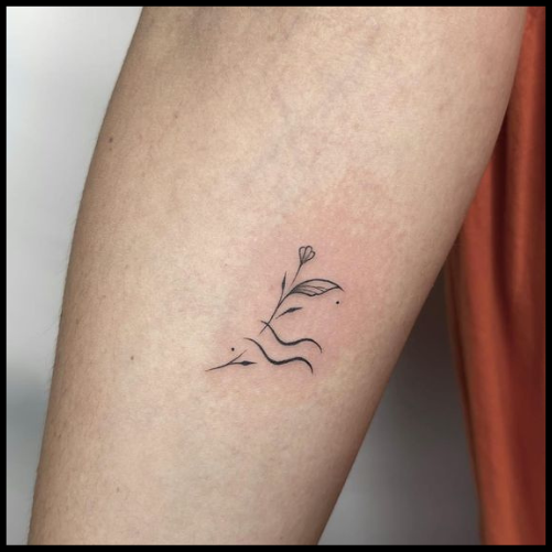 Tiny Seashell Aquarius Tattoo Aquarius Tattoo Ideas