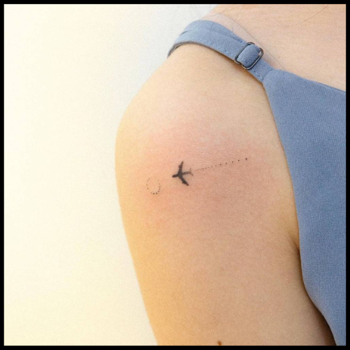 Tiny Shoulder Tattoo