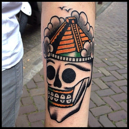 Traditional Pyramid Tattoo
