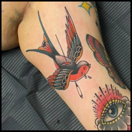 Traditional Sparrow Tattoo Sparrow Tattoo Ideas