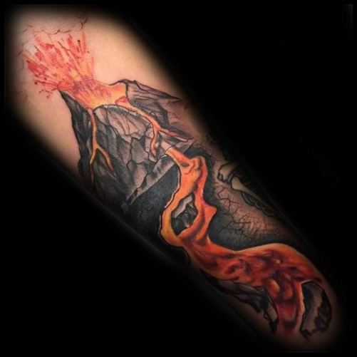 Volcano Tattoos