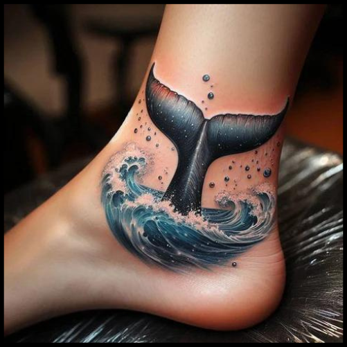 Whale Tail Tattoo
