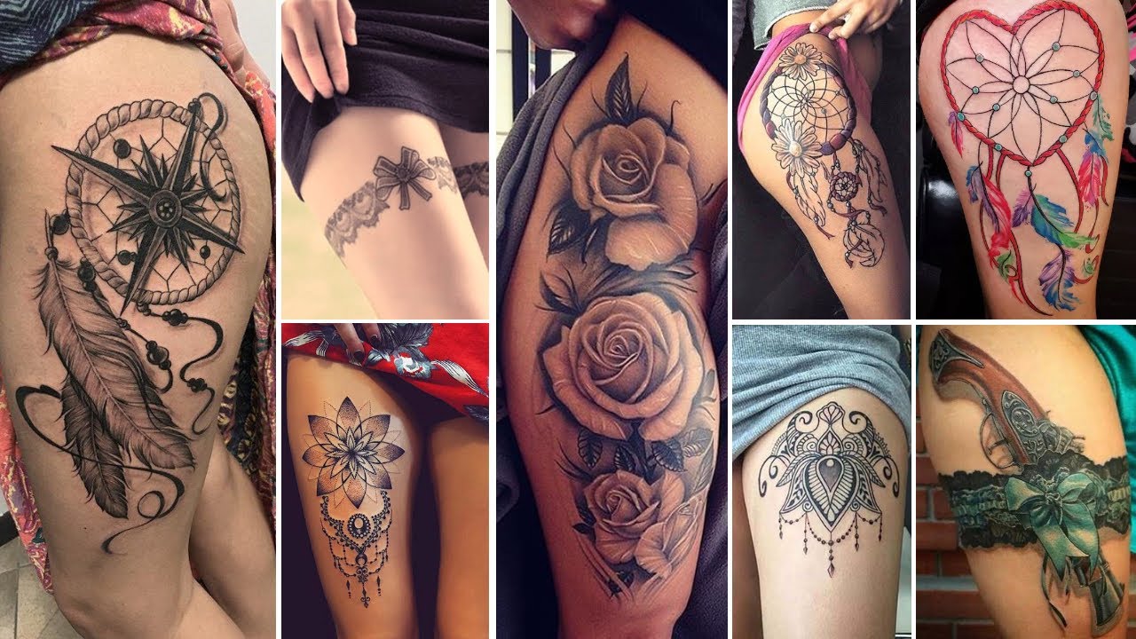 thigh tattoo ideas for women Featured