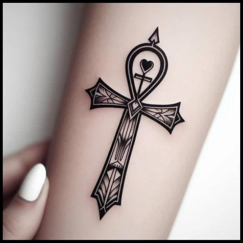 Ankh Cross Tattoo