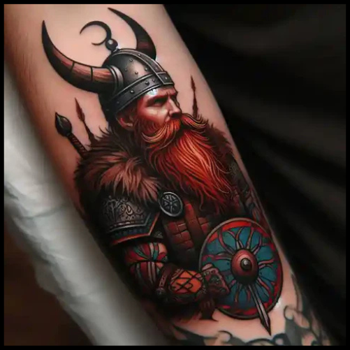 Bodacious Viking Warrior Tattoo