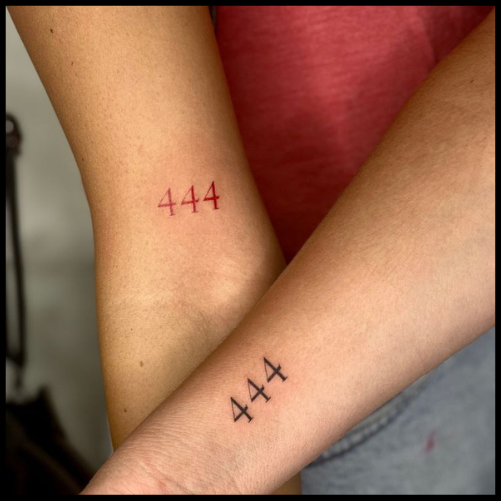 Dainty 444 Tattoo