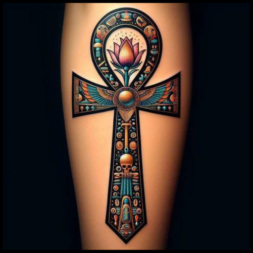 Egyptian Ankh Tattoo