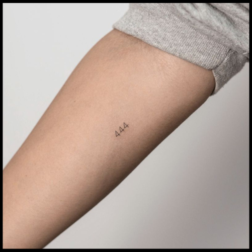 Fineline 444 Tattoo On Arm
