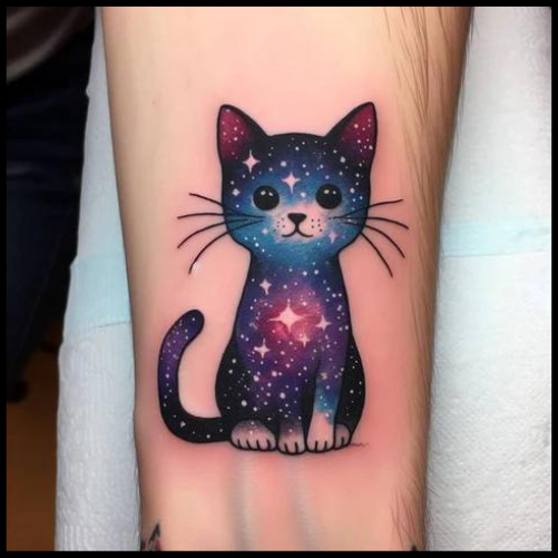 Galaxy Animal Tattoo