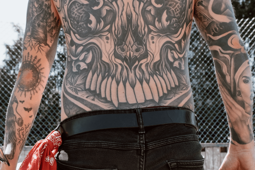 Negative Space Tattoo Ideas featured image