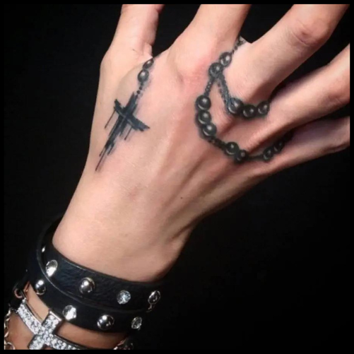 Significance of Each Bead in Rosary Tattoo