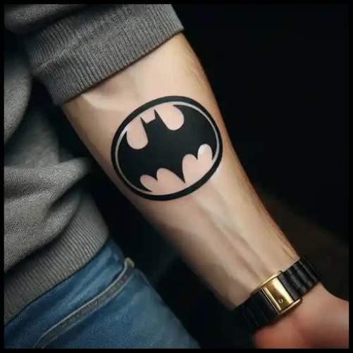 Silhouette Of Batman Logo