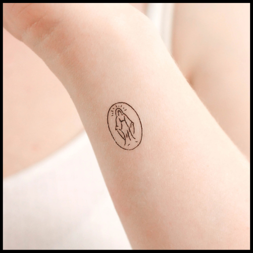 Small Virgin Mary Tattoo Virgin Mary Tattoo Ideas