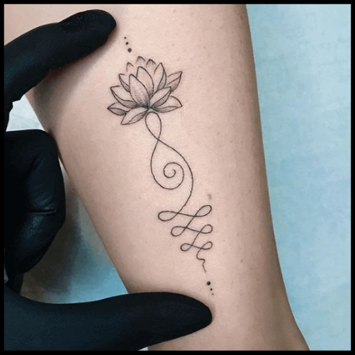 Small Water Lily Tattoo