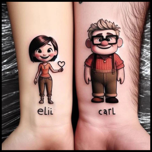 Touching Up Couple Tattoo