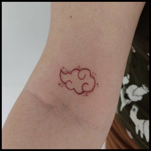 Akatsuki Cloud Tattoo