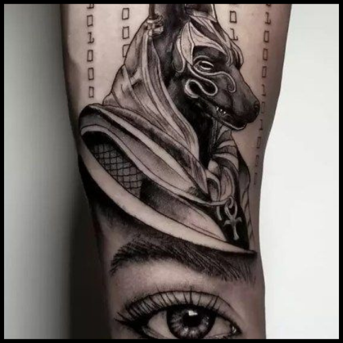 Anubis Eye Tattoo
