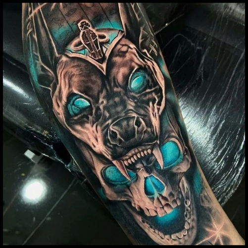 Anubis Skull Tattoo