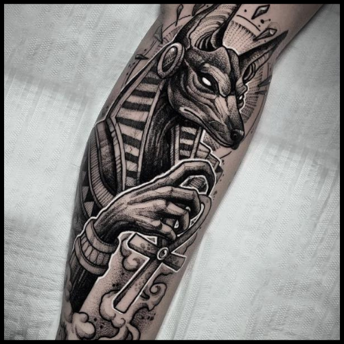 Anubis Warrior Tattoo
