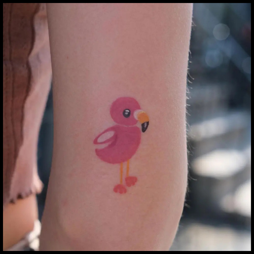 Baby Flamingo Tattoo