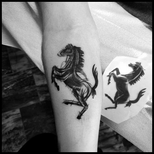 Black Horse Tattoo