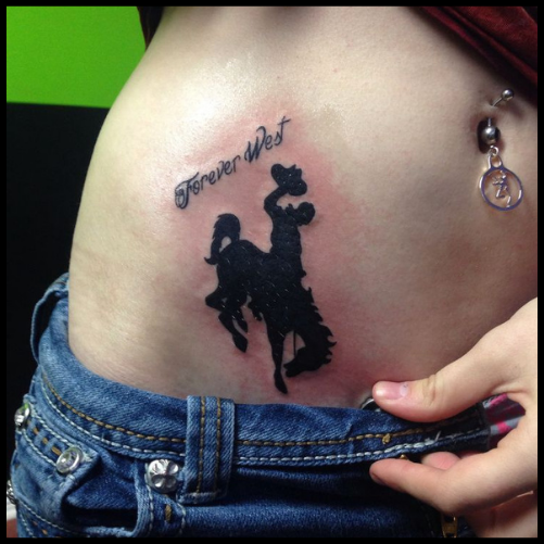 Bucking Horse Tattoo