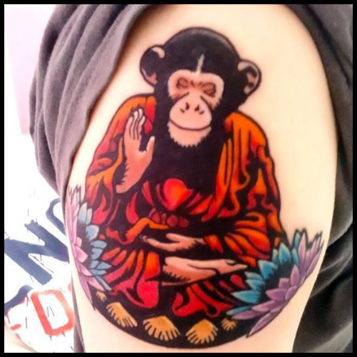 Chinese Monkey Tattoo Ideas