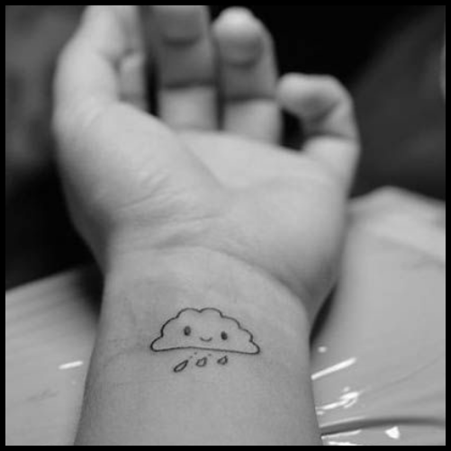 Cute Cloud Tattoo