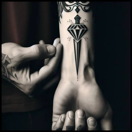 Diamond Dagger Tattoo