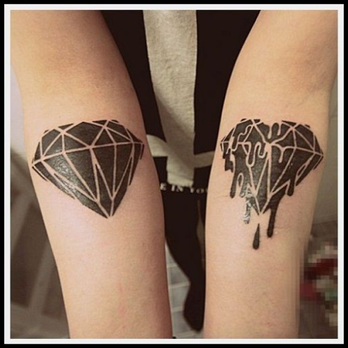 Dripping Diamond Tattoo