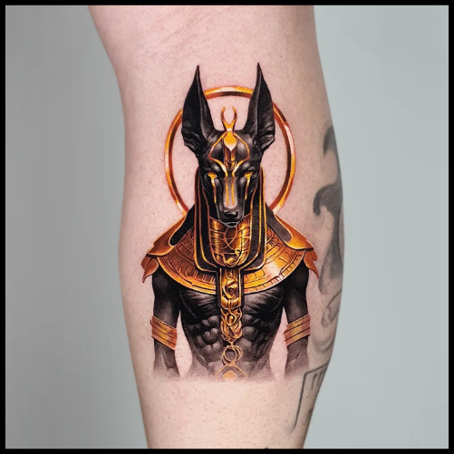 Egyptian Anubis Tattoo