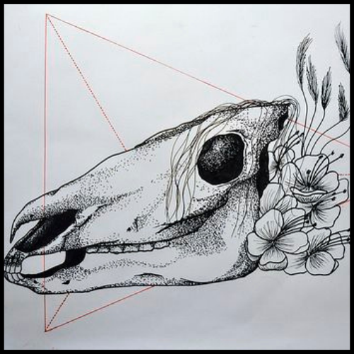 Horse Skull Tattoo