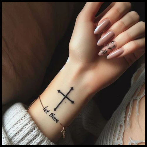 Let Them Cross Tattoo