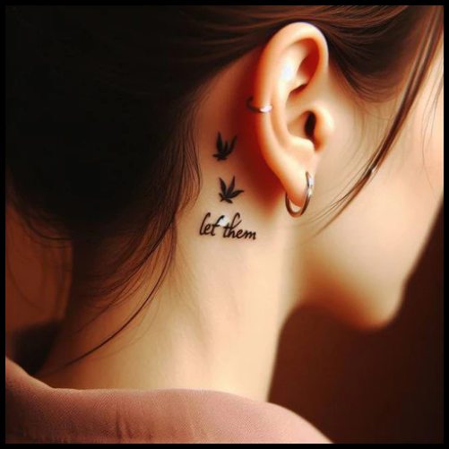 Let Them Neck Tattoo
