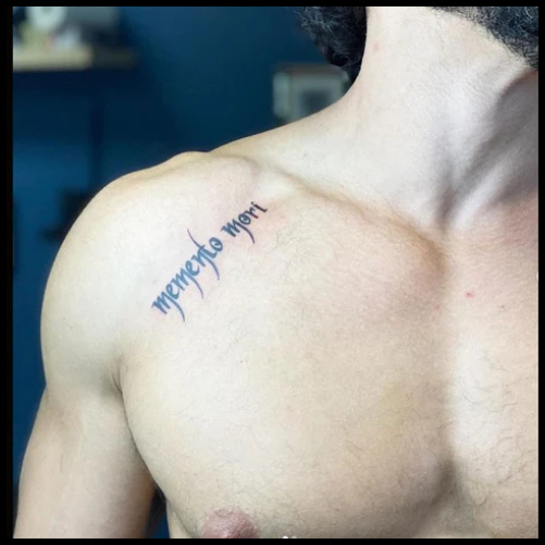 Memento Mori Chest Tattoo