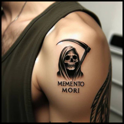 Memento Mori Grim Reaper Tattoo