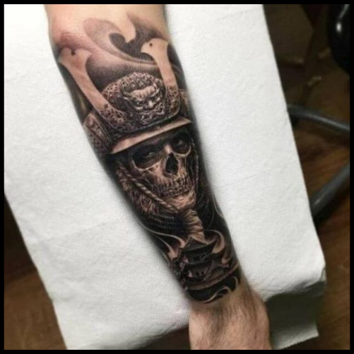 Memento Mori Hat Tattoo