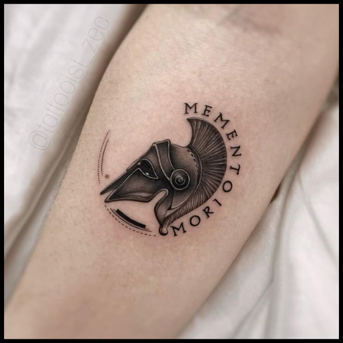 Memento Mori Sparta Tattoo