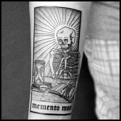 Memento Mori Tarot Card Tattoo