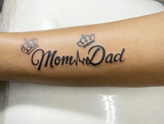 Mom and Dad Tattoo Ideas