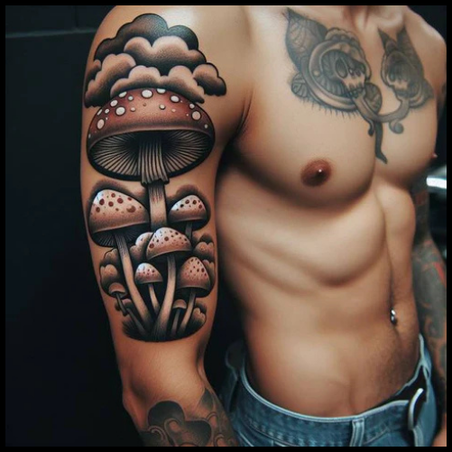 Mushroom Cloud Tattoo