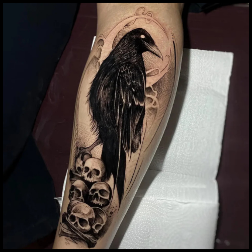 Odin Raven Tattoo