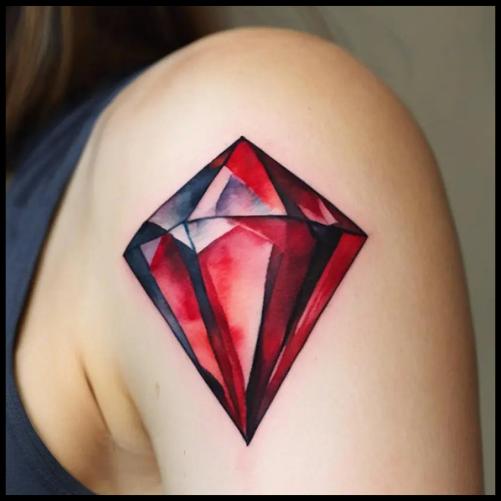 Red Diamond Tattoo