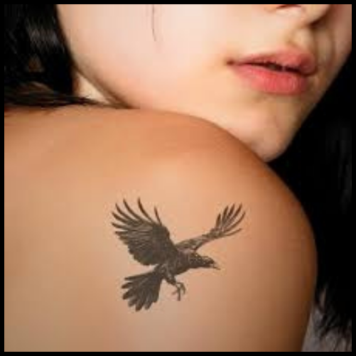Simple Raven Tattoo Ideas