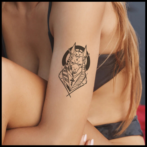 Small Anubis Tattoo