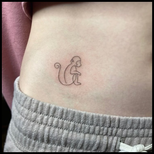 Small Monkey Tattoo Ideas