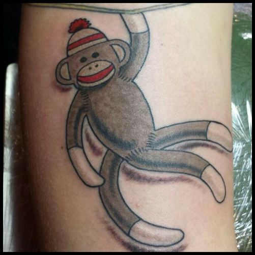 Sock Monkey Tattoo Ideas
